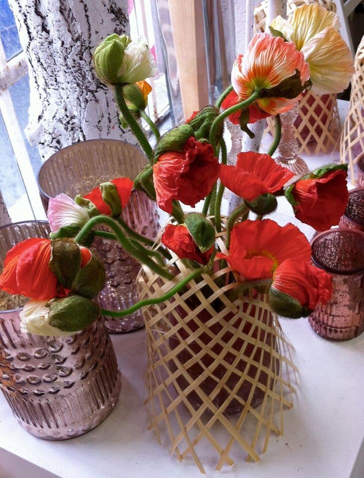 Herbstliches Arrangement mit Beeren